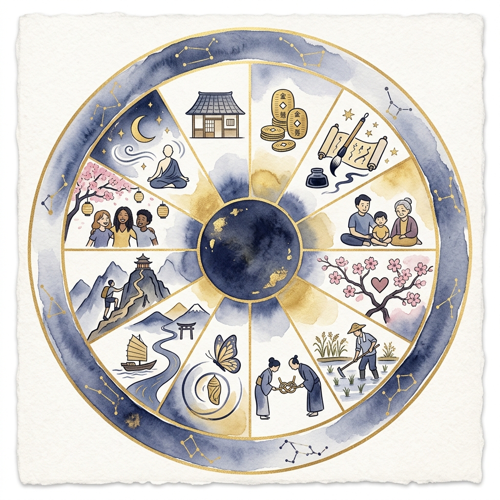 ホロスコープ12ハウスの構造