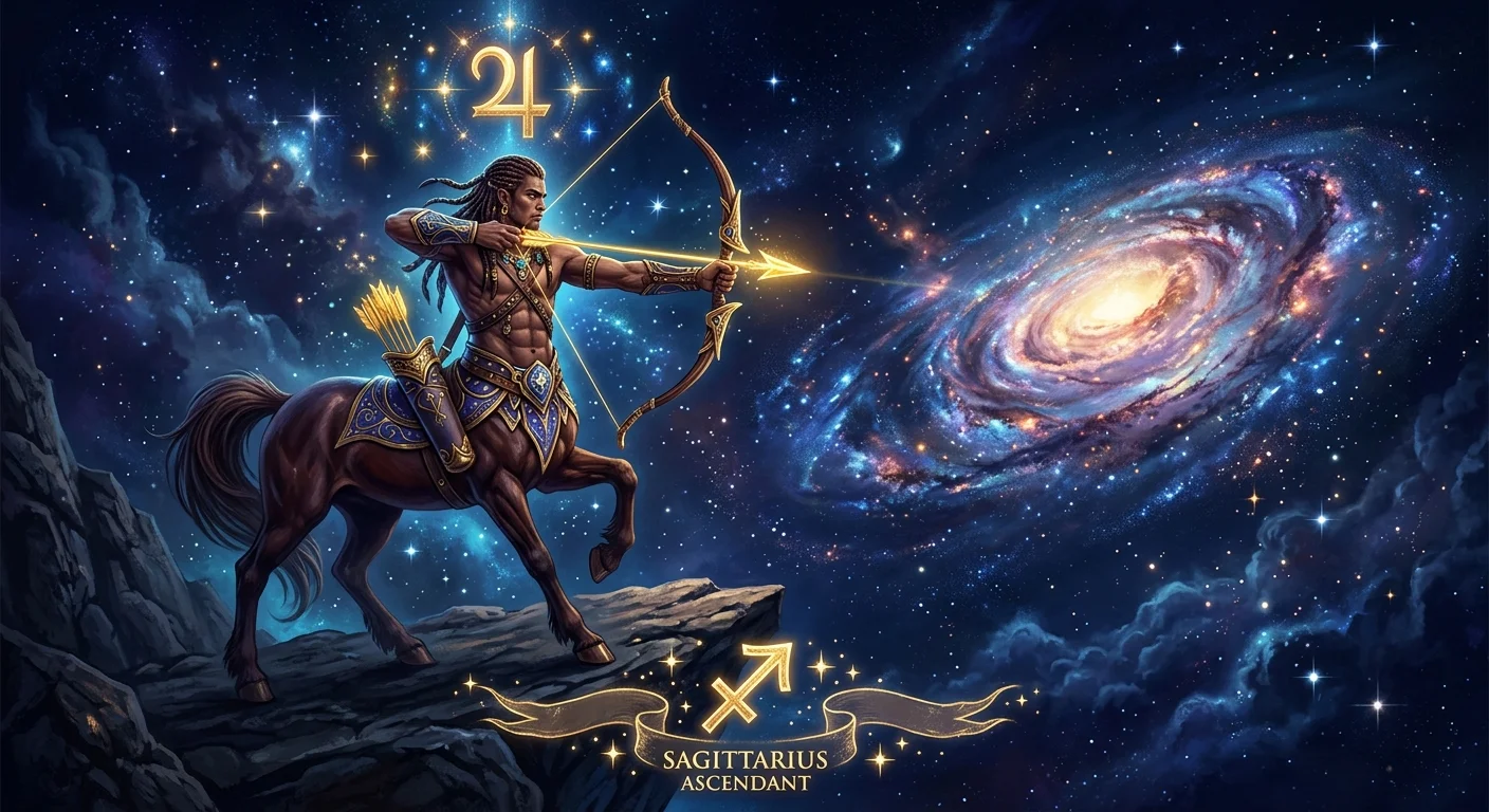 アセンダント射手座を象徴するイラスト