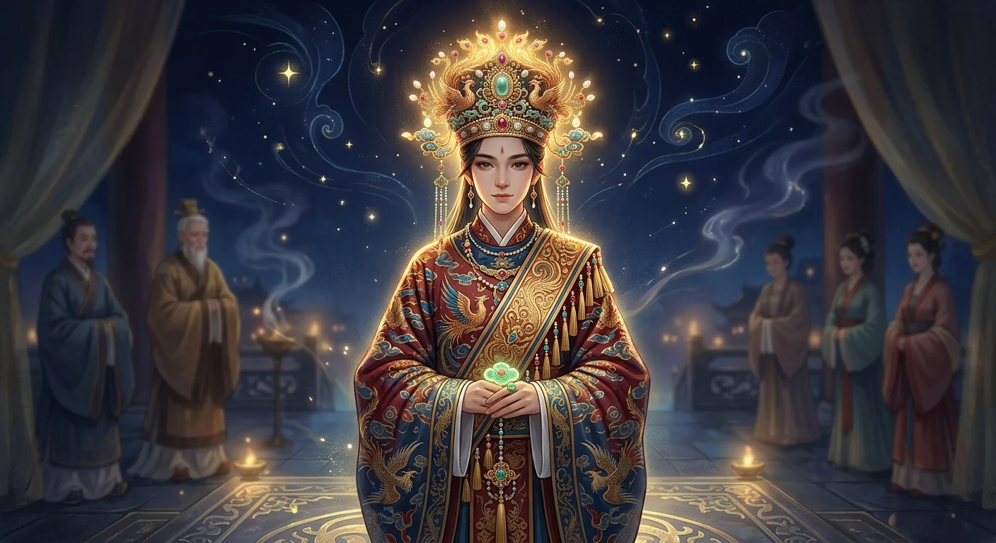 冠帯の成人の儀式を象徴するイラスト