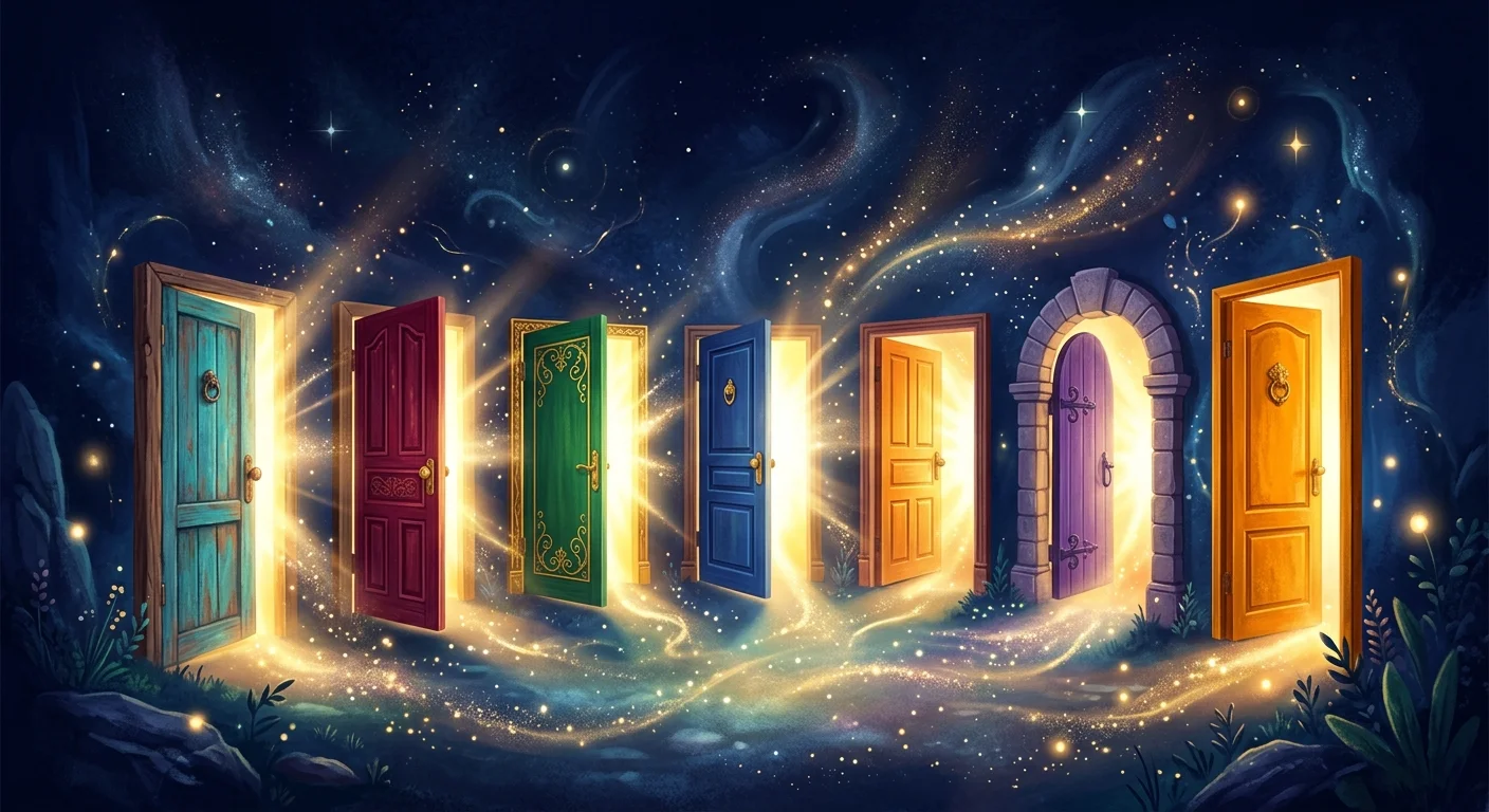 胎の無限の可能性を象徴するイラスト