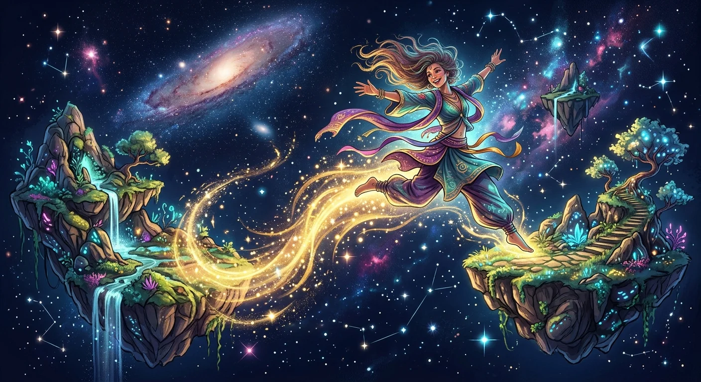 絶の自由と冒険を象徴するイラスト