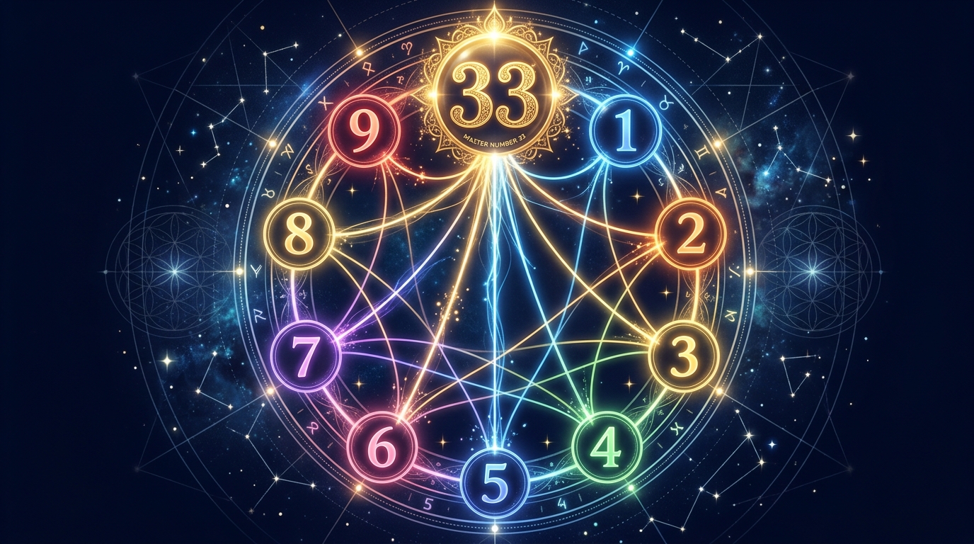 数秘術33と他ナンバーの相性図
