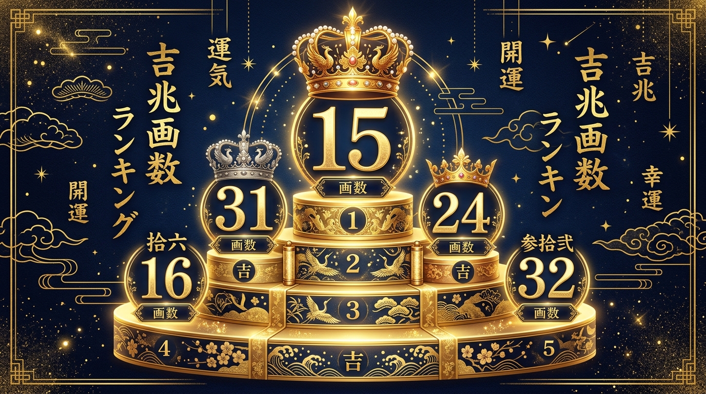 名付けにおすすめの大吉画数ランキング