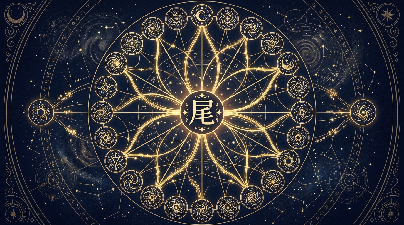 宿曜占星術 尾宿の関連図
