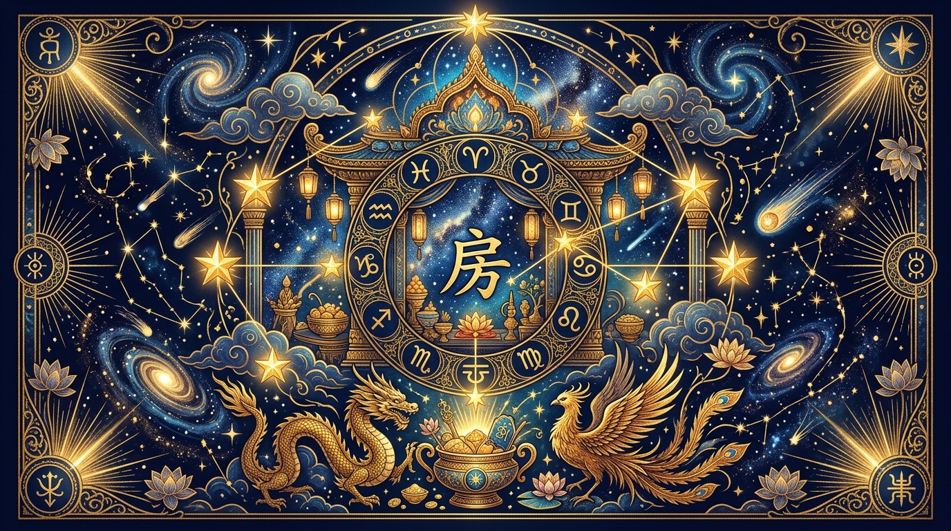 宿曜占星術 房宿を象徴するイラスト