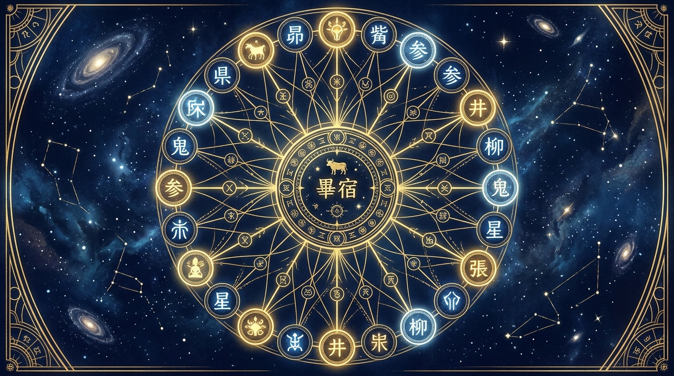 宿曜占星術 畢宿の関連図