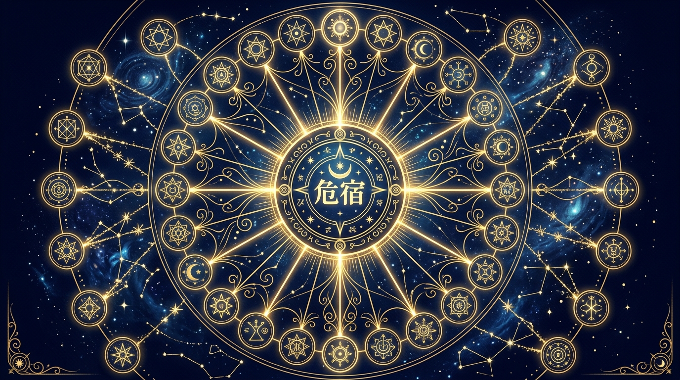 宿曜占星術 危宿の関連図