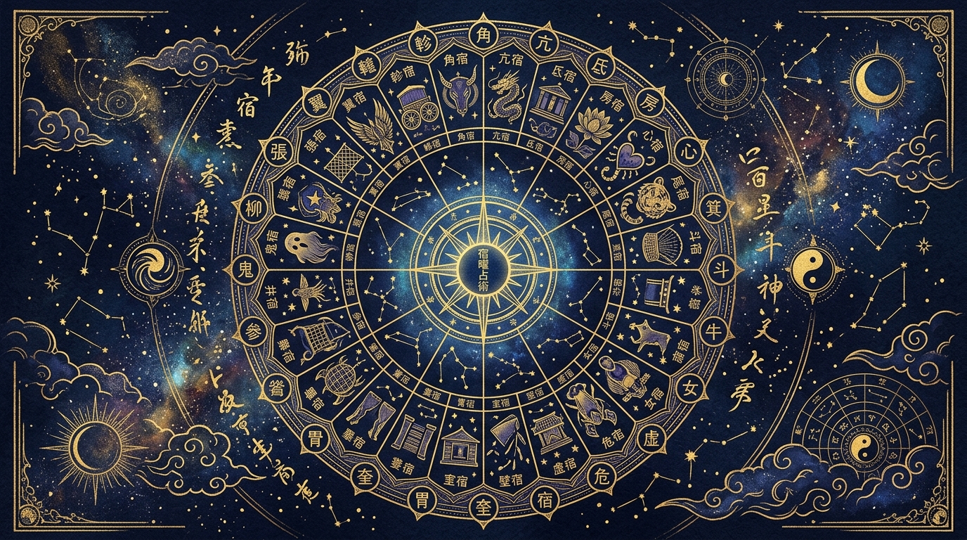 宿曜占星術 星宿を象徴するイラスト