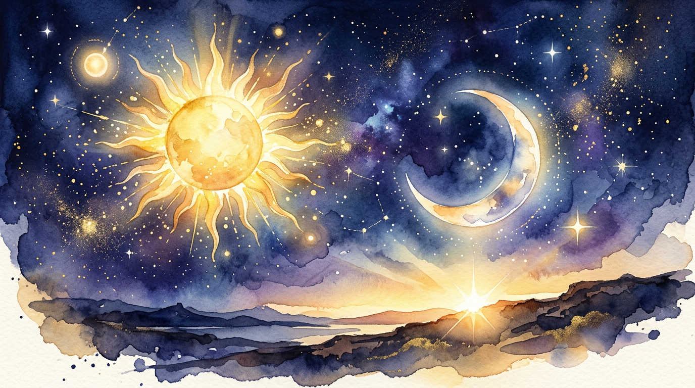 太陽・月・アセンダント：3つの指標が示す自己の3層構造