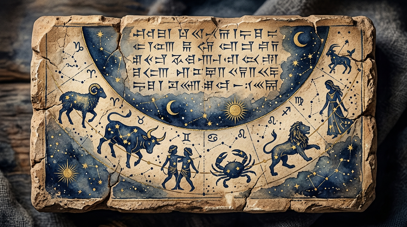 古代バビロニアの天文観測と黄道十二星座の起源