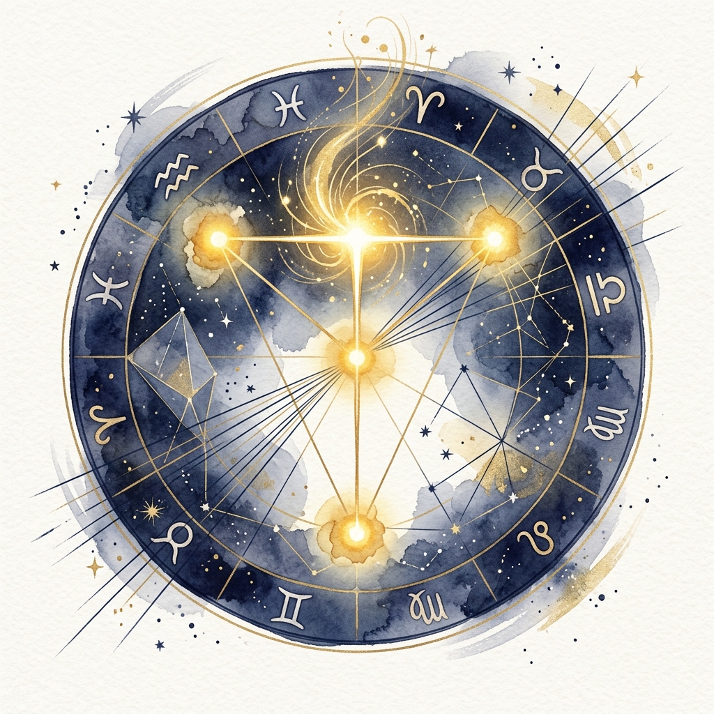 Tスクエアのアスペクトパターン