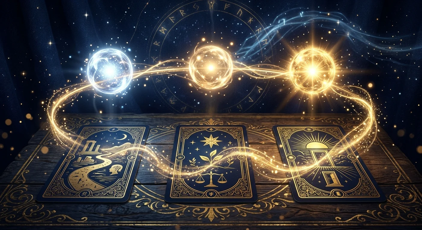 過去・現在・未来の流れを象徴するイラスト