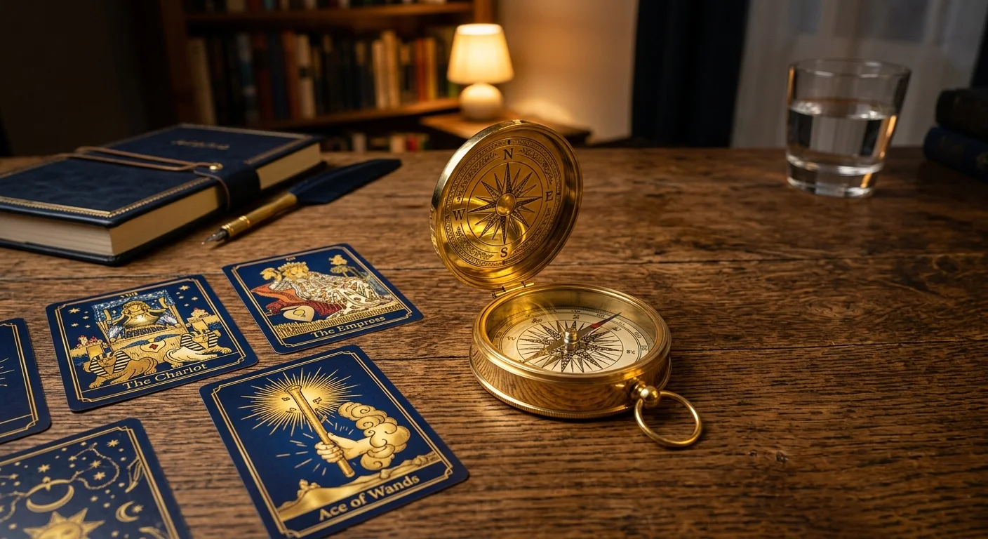 タロットのキャリアリーディングを象徴するイラスト