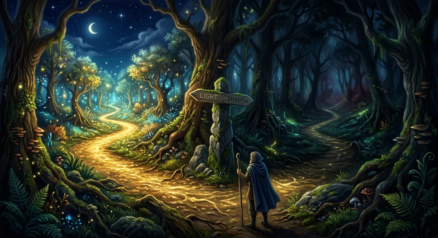 イエスノータロットの分岐を象徴するイラスト