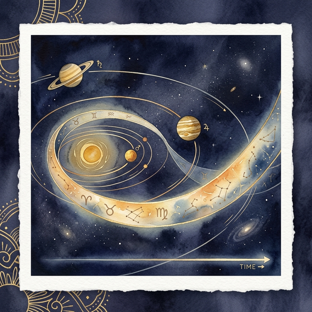 トランジット天体の軌道と影響期間