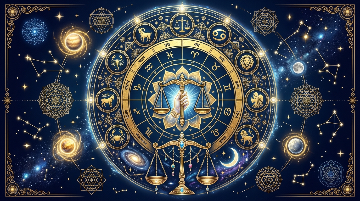 インド占星術 天秤座ラグナを象徴するイラスト