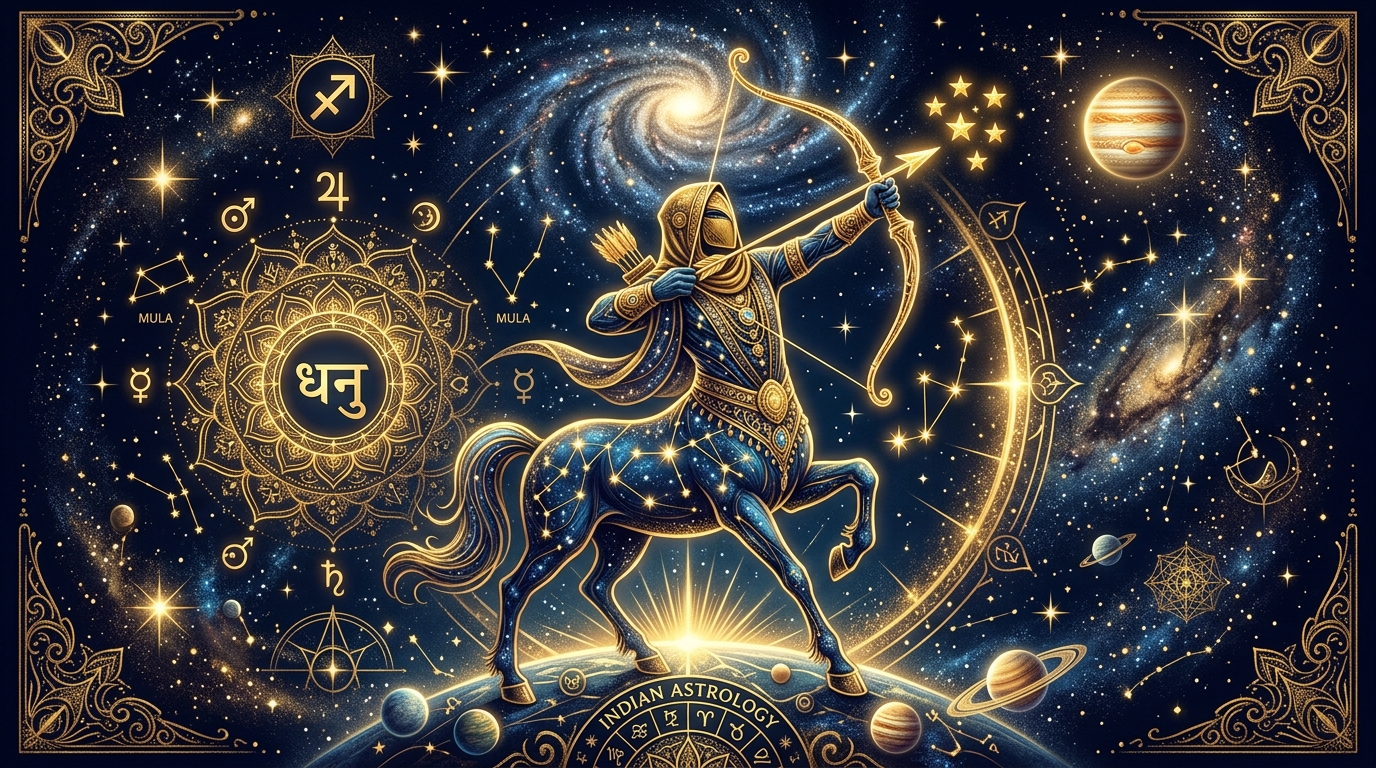 インド占星術 射手座ラーシを象徴するイラスト