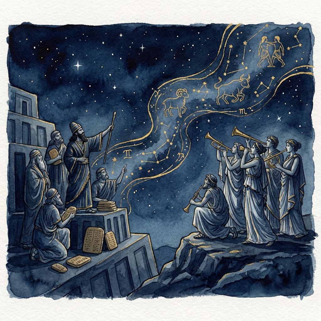 古代バビロニアを起源とする西洋占星術の歴史