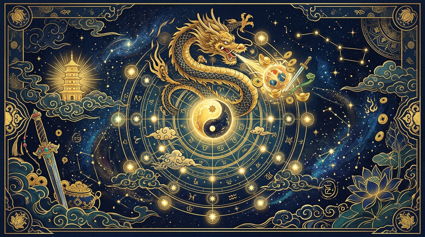 紫微斗数 武曲星を象徴するイラスト