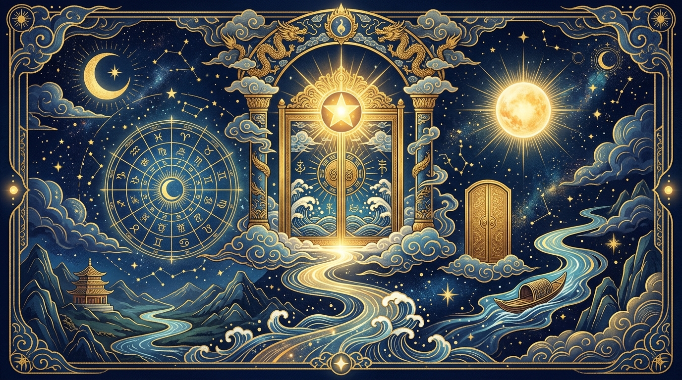 紫微斗数 巨門星を象徴するイラスト