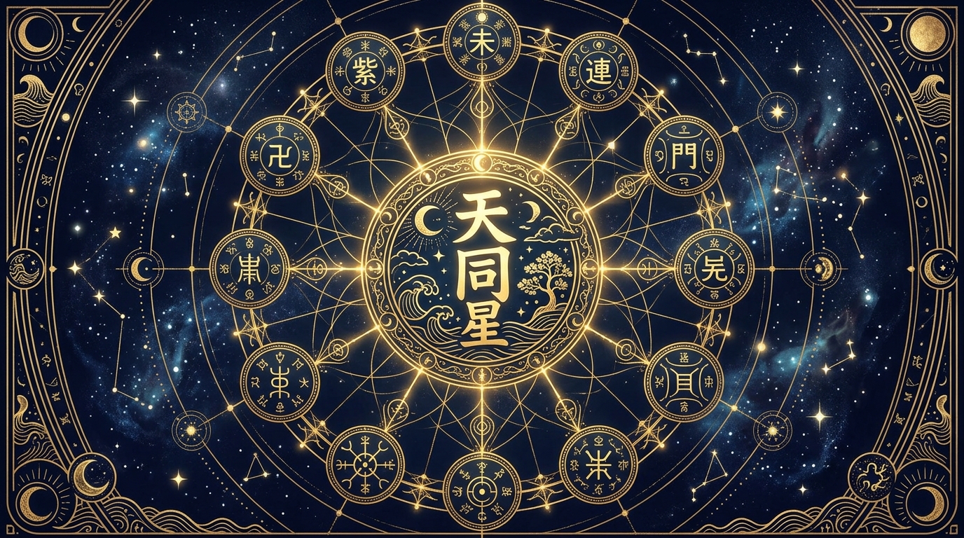 紫微斗数 天同星の関連図