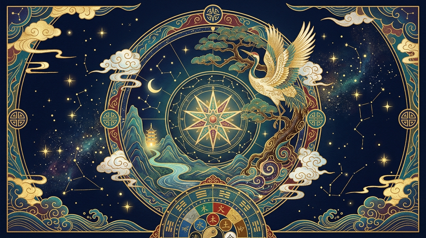 紫微斗数 天梁星を象徴するイラスト