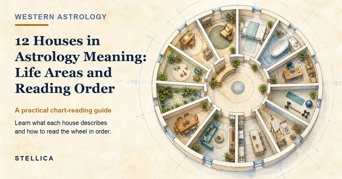 12 Houses in Astrology Meaning: Life Areas and Reading Order