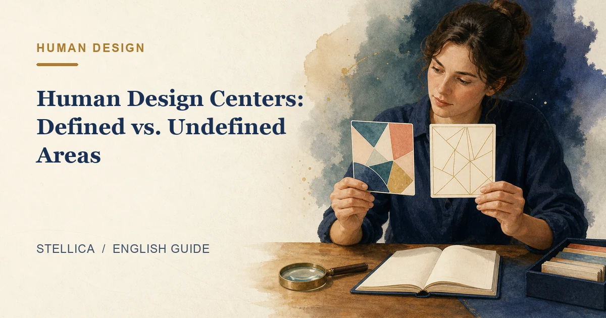Human Design Centers: How to Read Defined and Undefined Areas