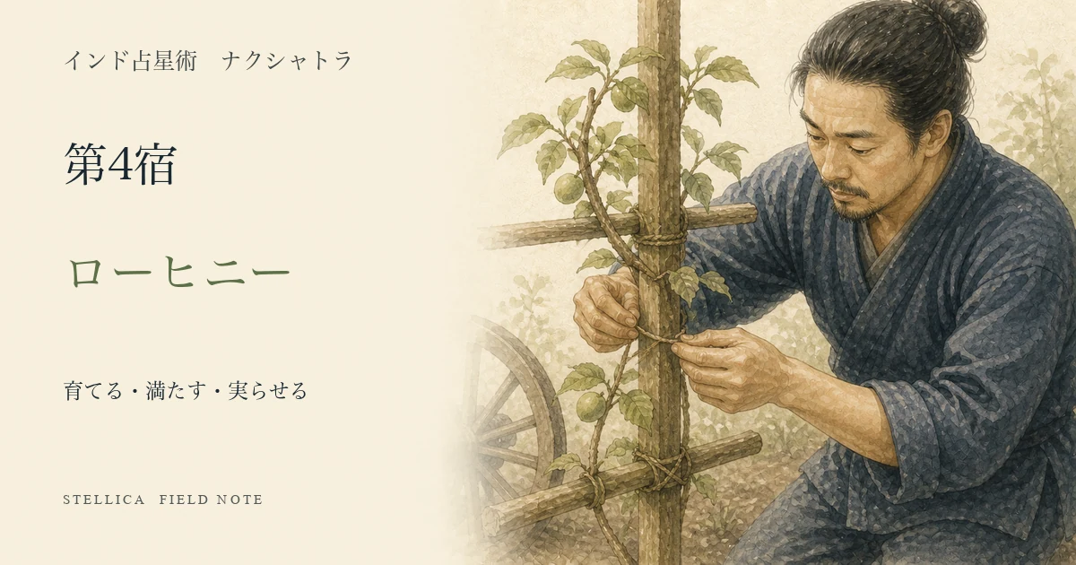 ローヒニーとは?ナクシャトラ第4宿の性格・4パーダ・恋愛・仕事を解説