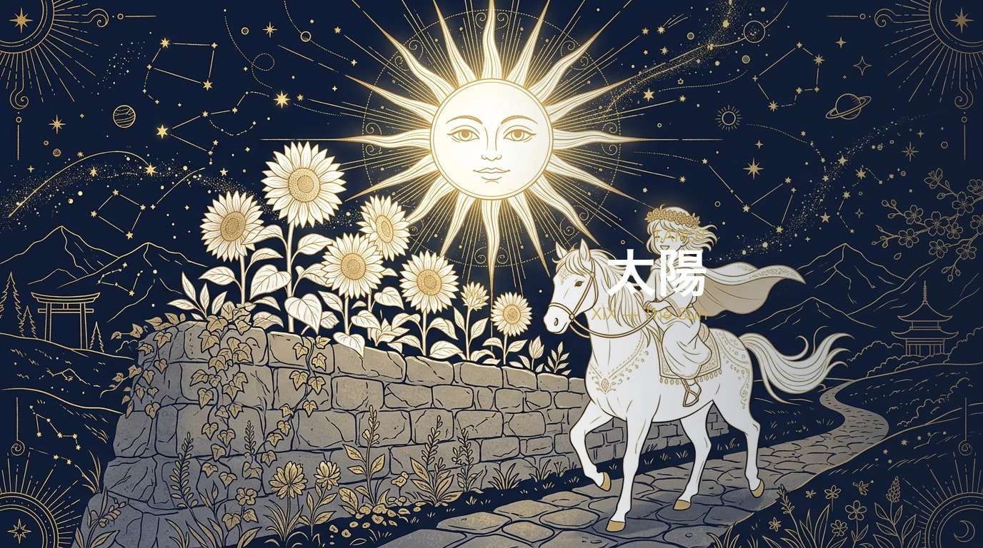 タロット「太陽(サン)」の意味とは?正位置・逆位置・恋愛・仕事を完全解説