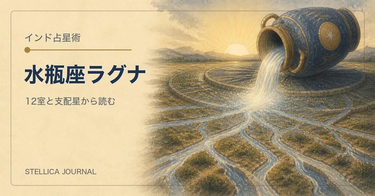 インド占星術の水瓶座ラグナとは?性格・12室・支配星の読み方
