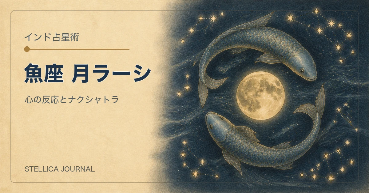 インド占星術の魚座ラーシとは？性格・ナクシャトラ・月の読み方